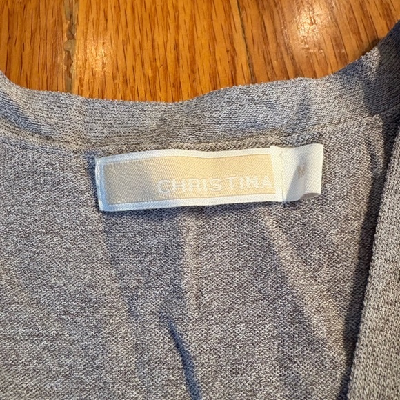 Christina by Michael Kors Sleeveless Studded Cardigan - Picture 3 of 10